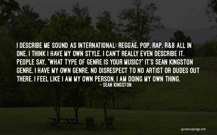 Reggae Quotes By Sean Kingston