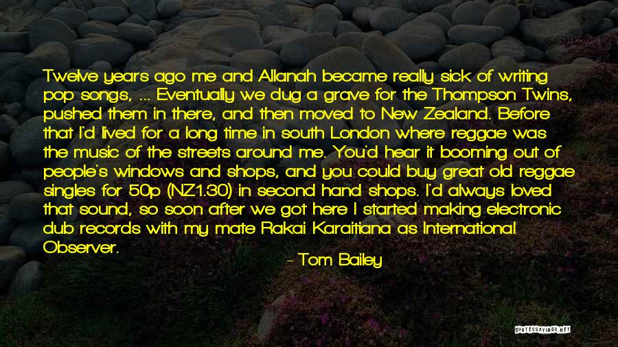 Reggae Quotes By Tom Bailey