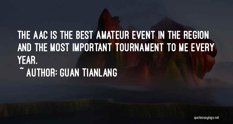 Region Quotes By Guan Tianlang