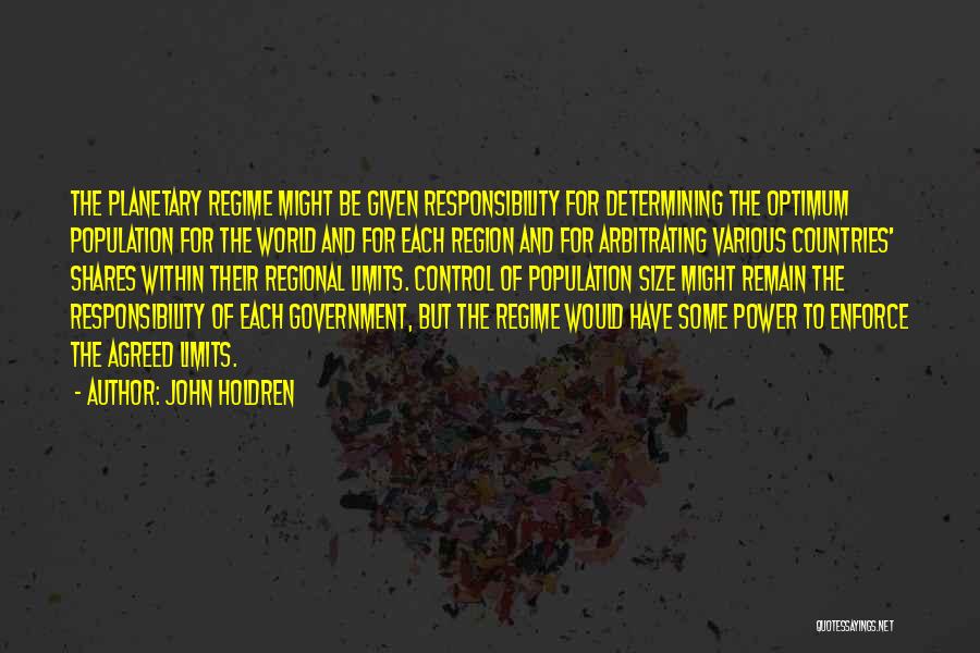 Regional Quotes By John Holdren