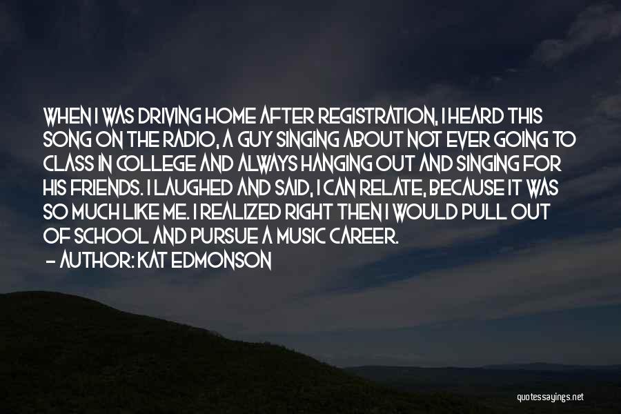 Registration Quotes By Kat Edmonson