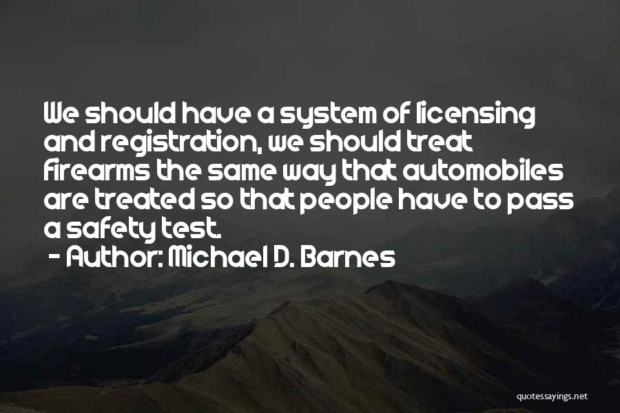 Registration Quotes By Michael D. Barnes