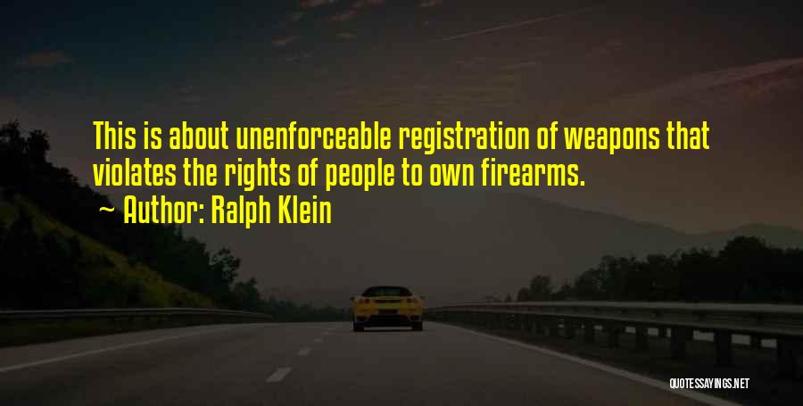 Registration Quotes By Ralph Klein