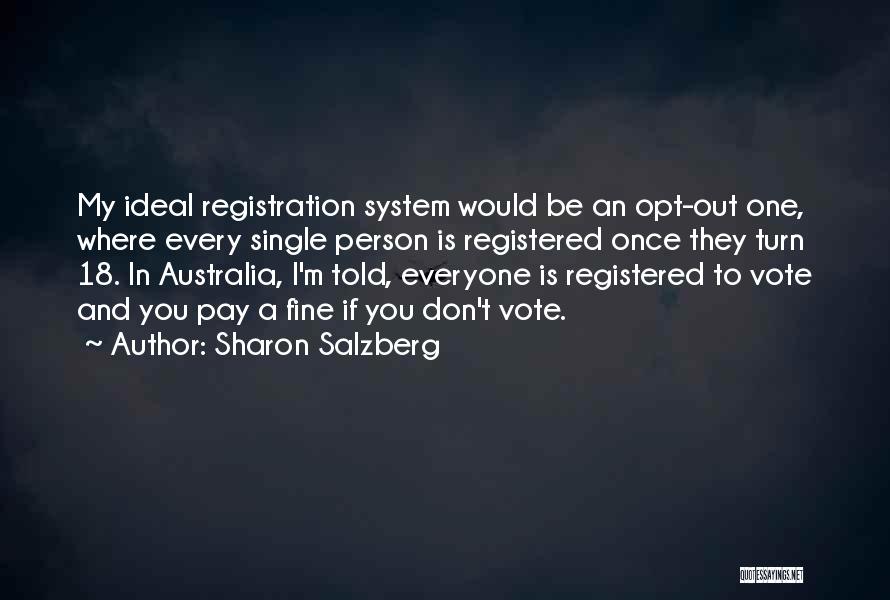 Registration Quotes By Sharon Salzberg