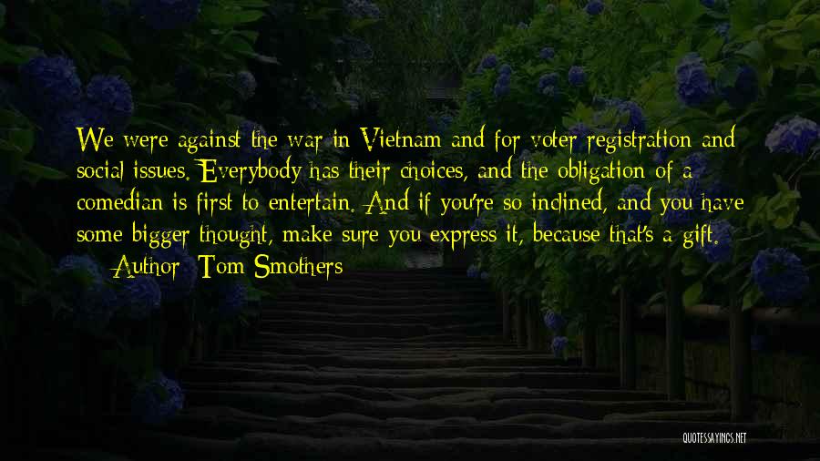 Registration Quotes By Tom Smothers