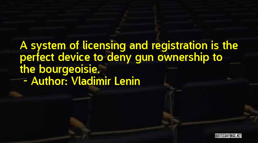 Registration Quotes By Vladimir Lenin