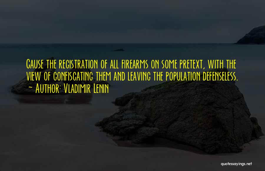 Registration Quotes By Vladimir Lenin