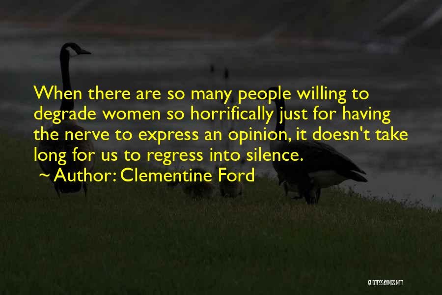 Regress Quotes By Clementine Ford