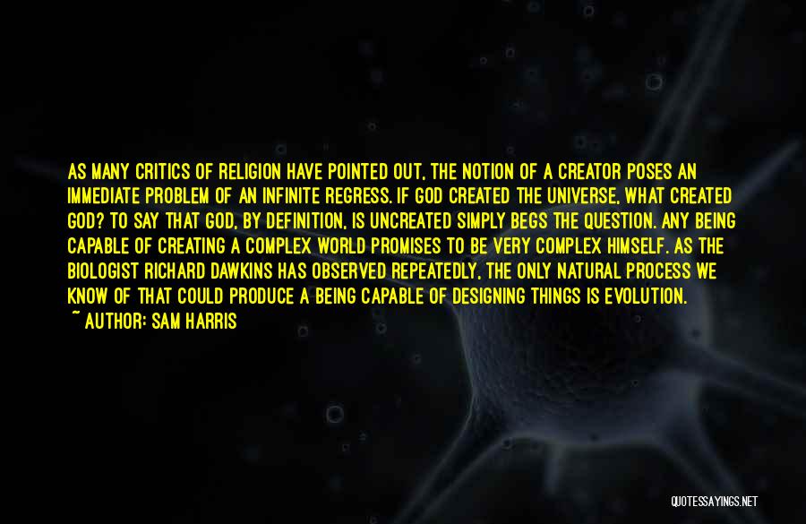 Regress Quotes By Sam Harris