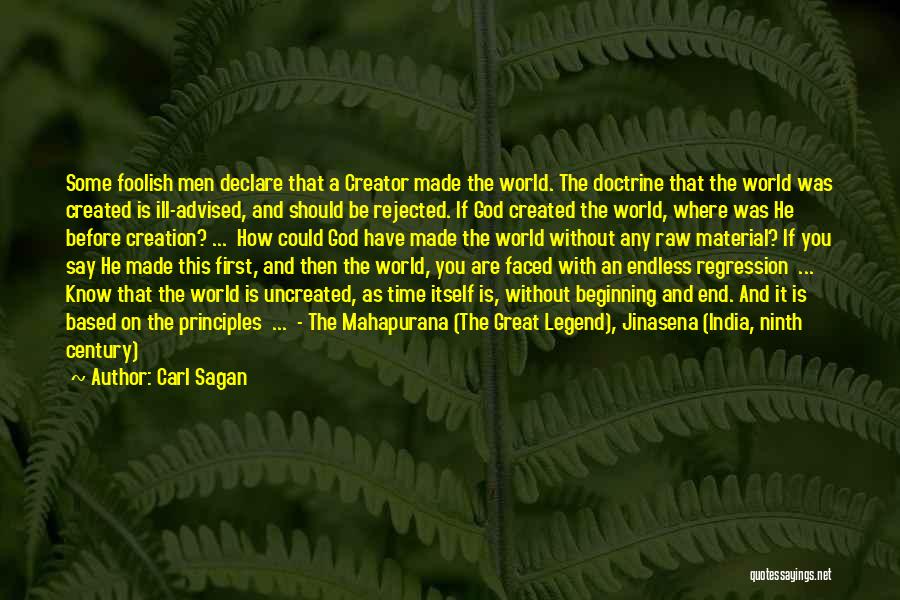 Regression Quotes By Carl Sagan