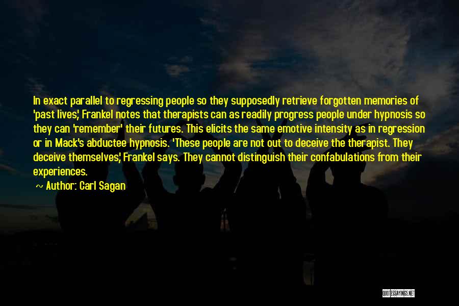 Regression Quotes By Carl Sagan