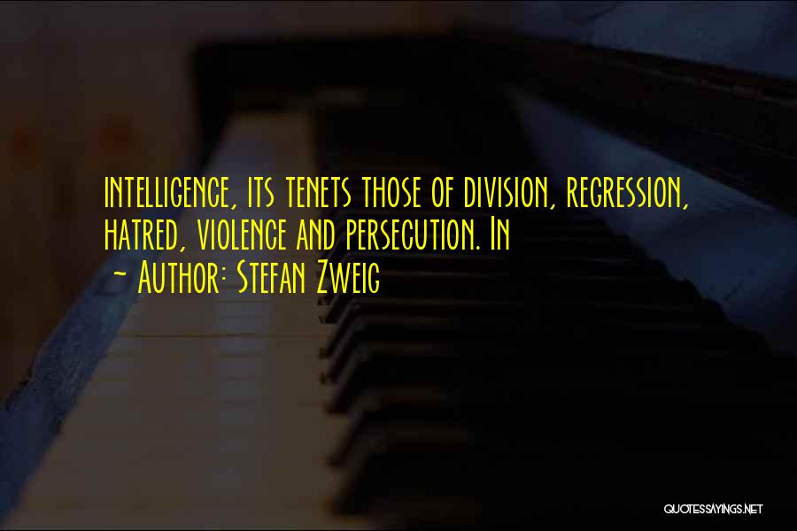 Regression Quotes By Stefan Zweig