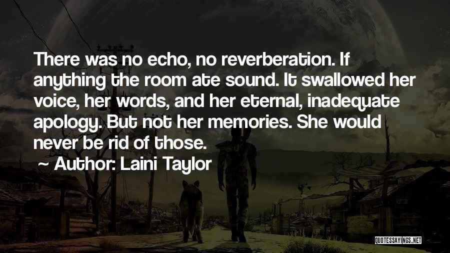 Regret And Apology Quotes By Laini Taylor