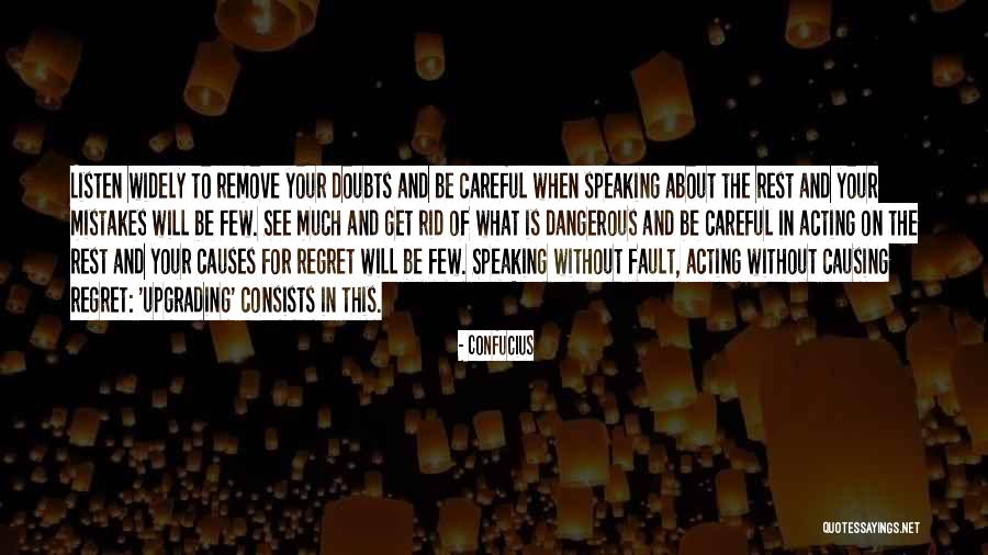 Regret And Mistakes Quotes By Confucius