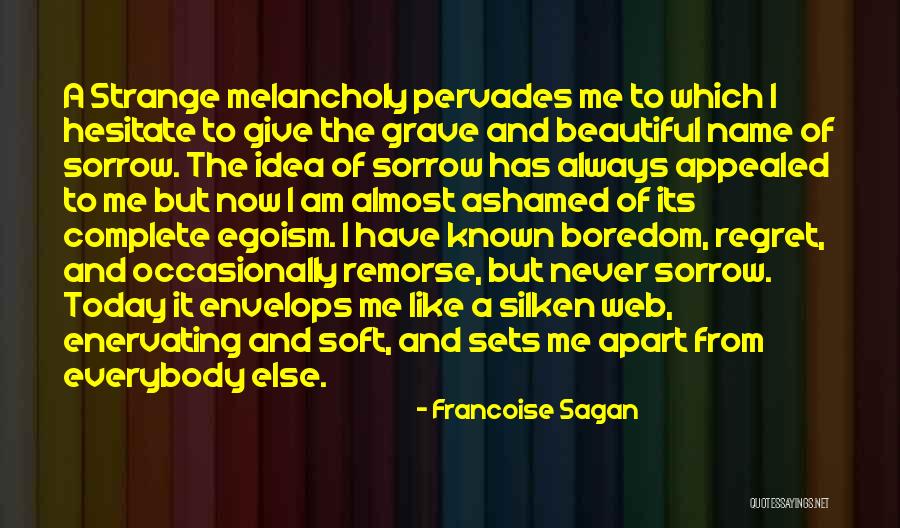 Regret And Remorse Quotes By Francoise Sagan