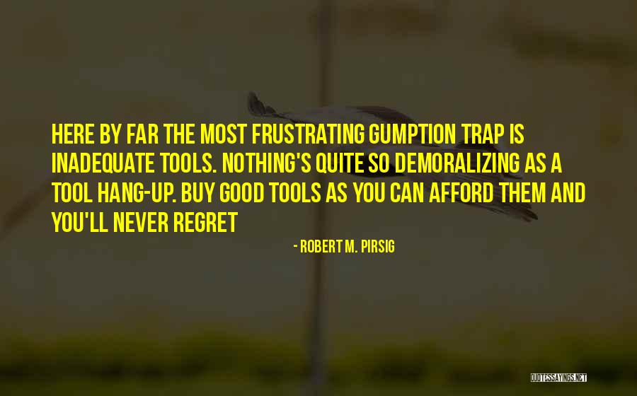 Regret Nothing Quotes By Robert M. Pirsig