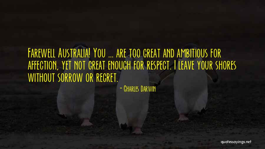 Regret Sorrow Quotes By Charles Darwin Regret Sorrow Quotes By Charles Darwin
