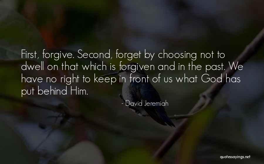 Regret The Past Quotes By David Jeremiah