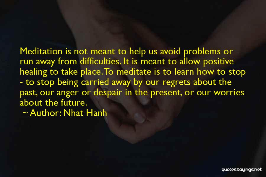 Regret The Past Quotes By Nhat Hanh