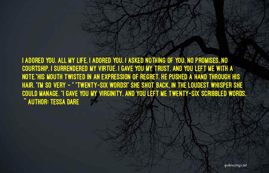 Regret Trust Quotes By Tessa Dare