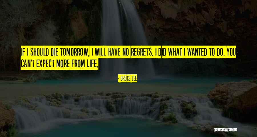 Regret What I Did Quotes By Bruce Lee Regret What I Did Quotes By Bruce Lee