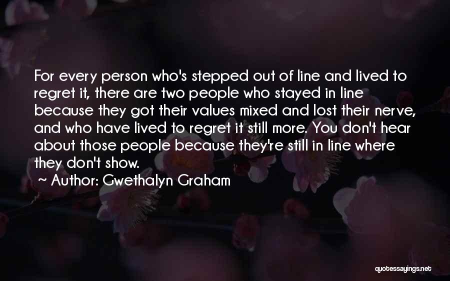 Regret What You Lost Quotes By Gwethalyn Graham