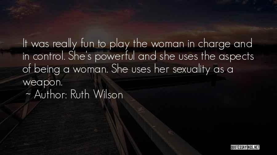 Regrete Watches Quotes By Ruth Wilson