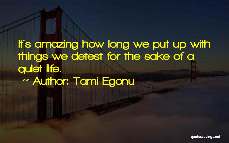 Regrets Of Life Quotes By Tami Egonu