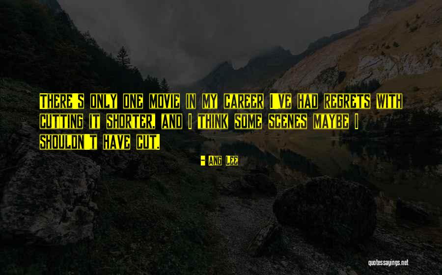 Regrets Quotes By Ang Lee Regrets Quotes By Ang Lee