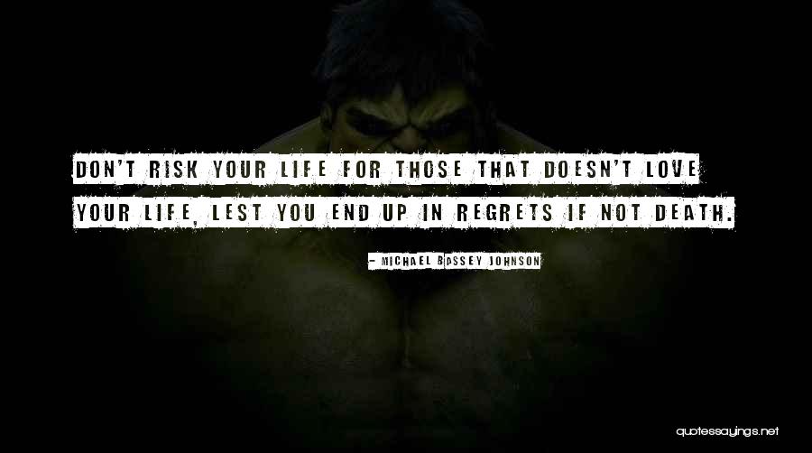 Regrets Quotes By Michael Bassey Johnson Regrets Quotes By Michael Bassey Johnson