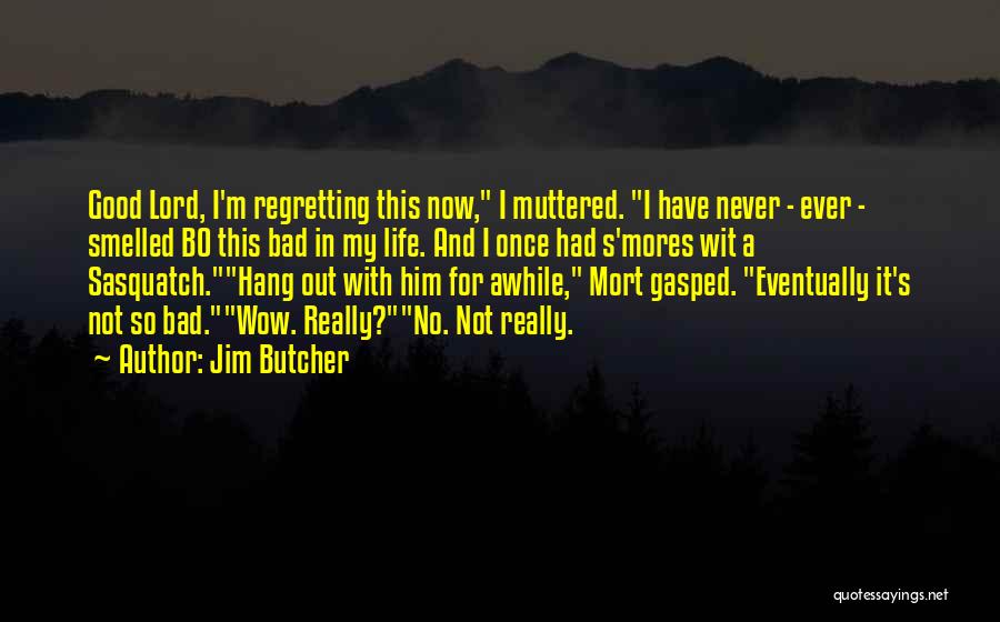 Regretting Not Doing Something Quotes By Jim Butcher