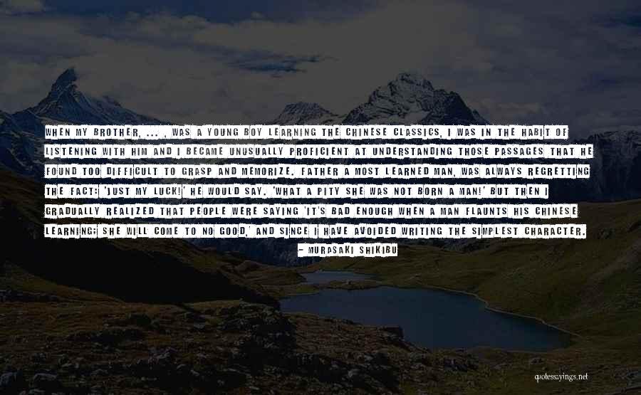 Regretting What You Say Quotes By Murasaki Shikibu Regretting What You Say Quotes By Murasaki Shikibu