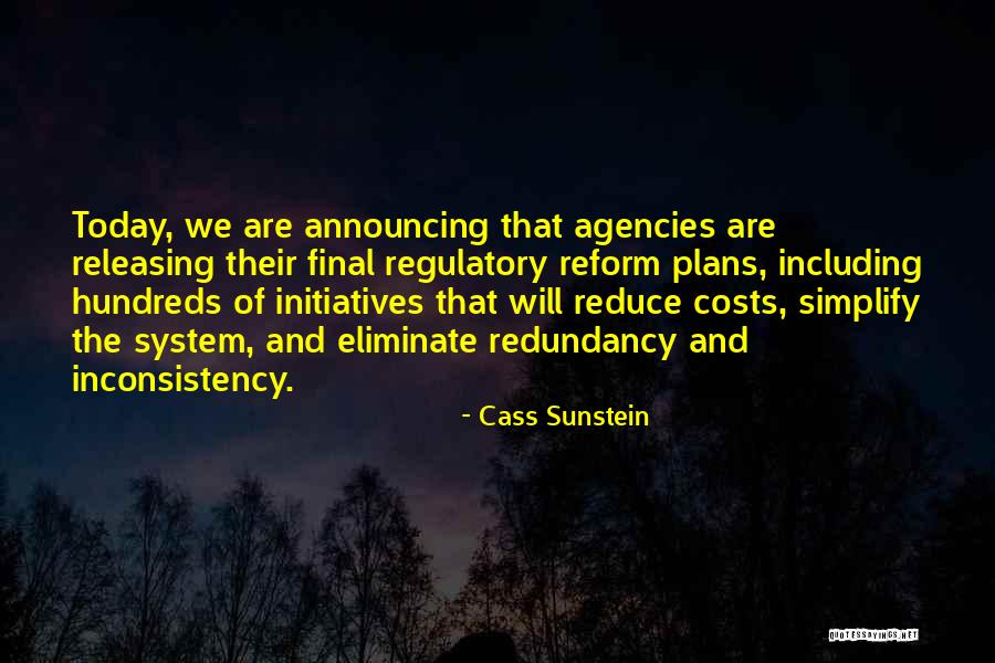 Regulatory Quotes By Cass Sunstein