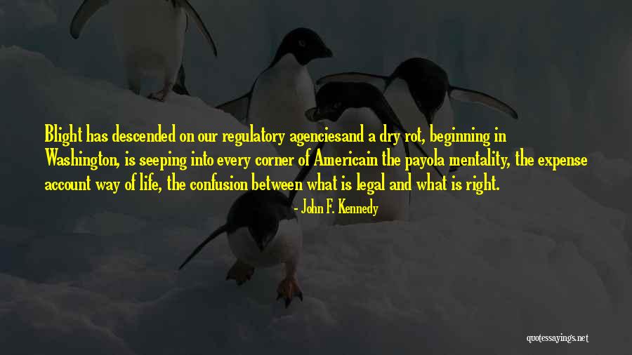 Regulatory Quotes By John F. Kennedy