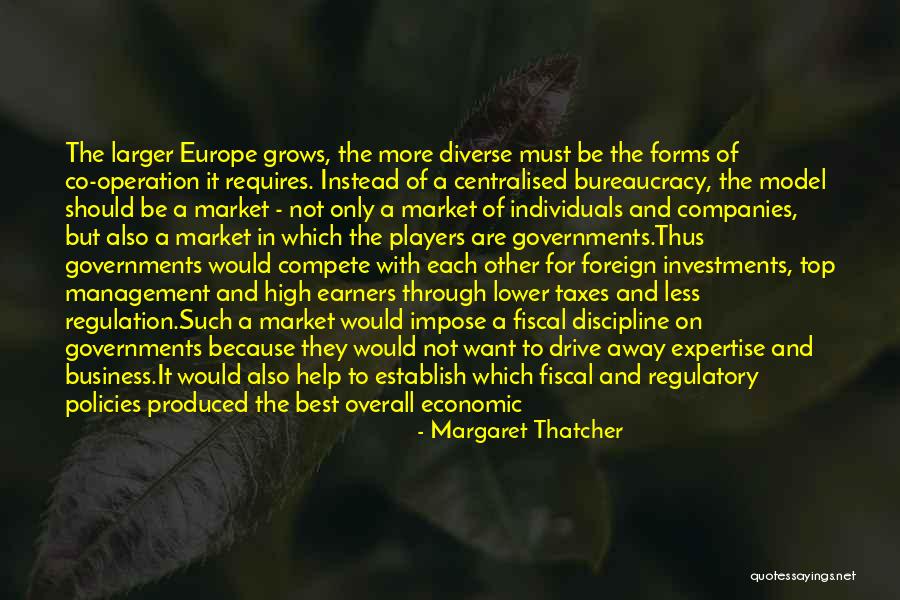 Regulatory Quotes By Margaret Thatcher