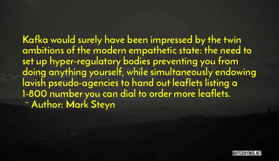 Regulatory Quotes By Mark Steyn