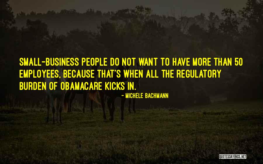 Regulatory Quotes By Michele Bachmann