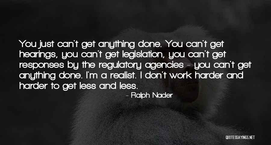 Regulatory Quotes By Ralph Nader