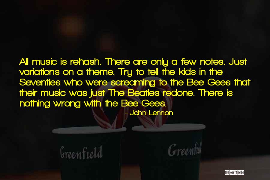 Rehash Quotes By John Lennon