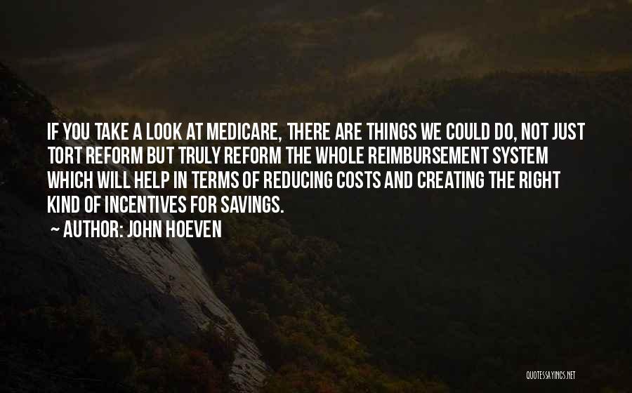 Reimbursement Quotes By John Hoeven