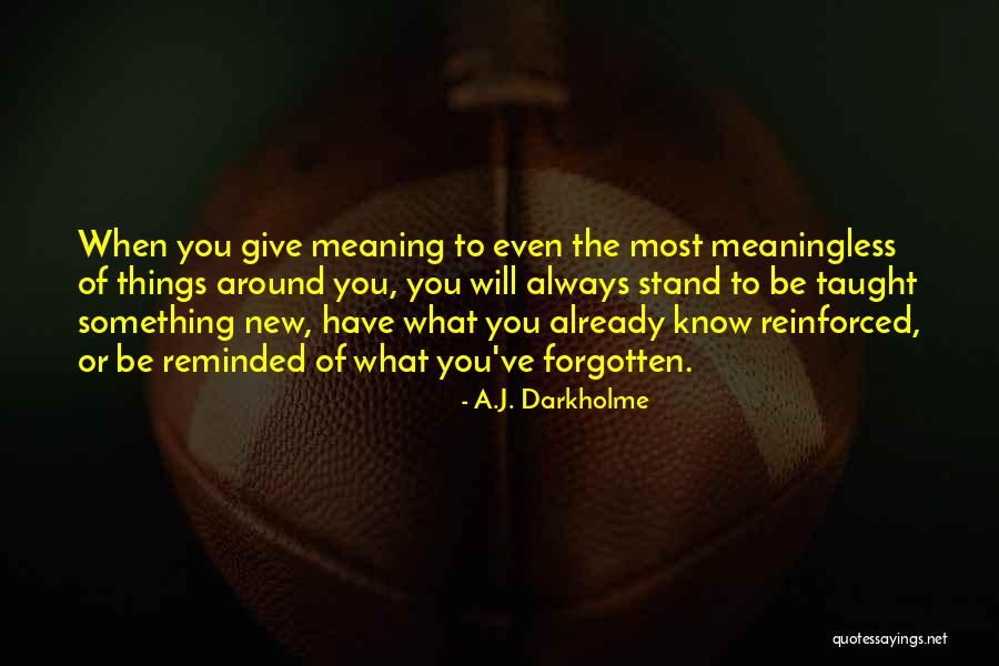 Reinforced Quotes By A.J. Darkholme Reinforced Quotes By A.J. Darkholme