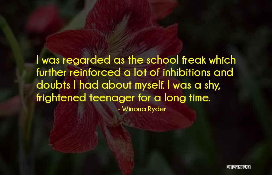 Reinforced Quotes By Winona Ryder Reinforced Quotes By Winona Ryder