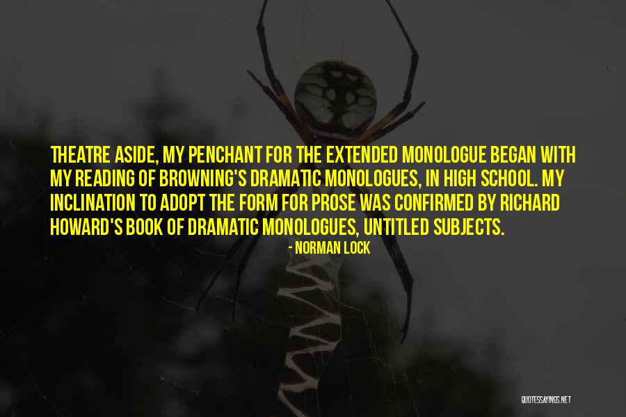 Reinscription Quotes By Norman Lock Reinscription Quotes By Norman Lock
