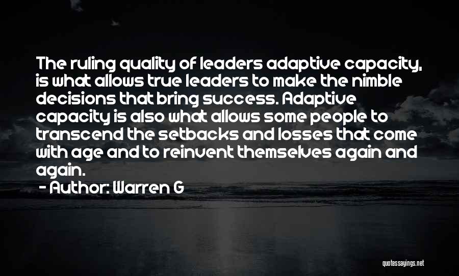 Reinvent Quotes By Warren G