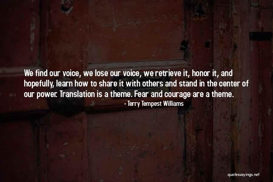 Reinvoke Quotes By Terry Tempest Williams Reinvoke Quotes By Terry Tempest Williams