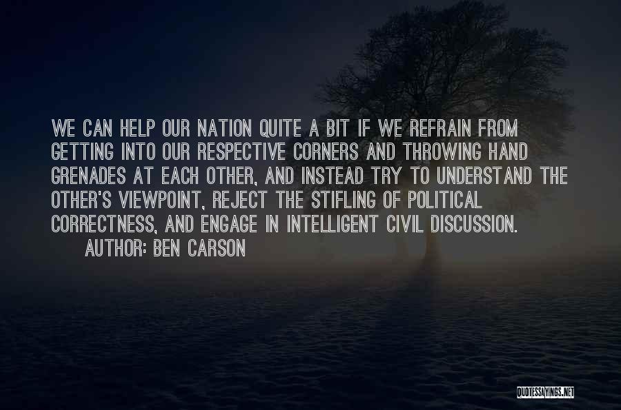 Reject Help Quotes By Ben Carson