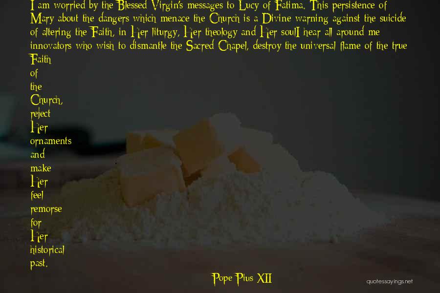 Reject Me Quotes By Pope Pius XII Reject Me Quotes By Pope Pius XII