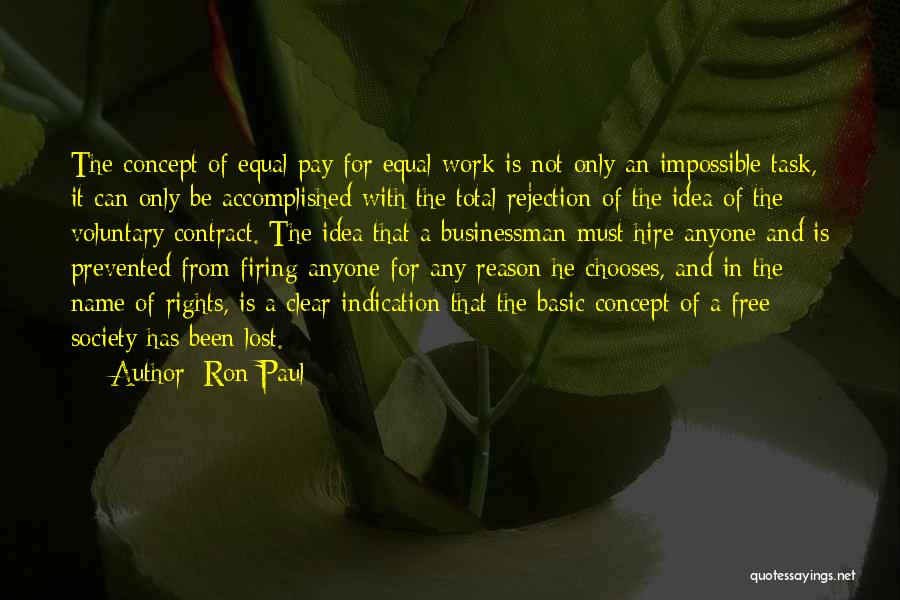 Rejection Quotes By Ron Paul