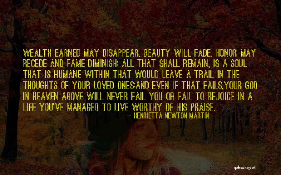 Rejoice In Heaven Quotes By Henrietta Newton Martin Rejoice In Heaven Quotes By Henrietta Newton Martin