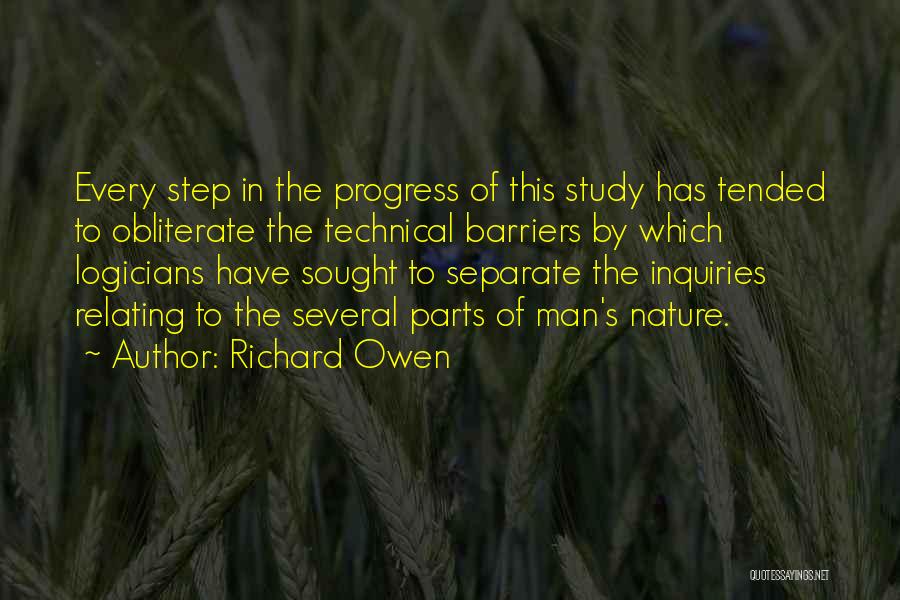 Relating Quotes By Richard Owen